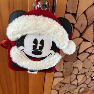 Disney Santa Mickey Loungefly Backpack